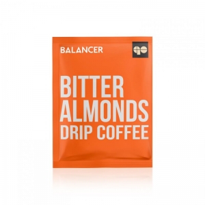 Свежеобжаренный натуральный молотый кофе BALANCER со вкусом горького миндаля, 5 дрип-пакетов